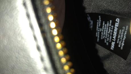 Kožená kabelka karl lagerfeld,