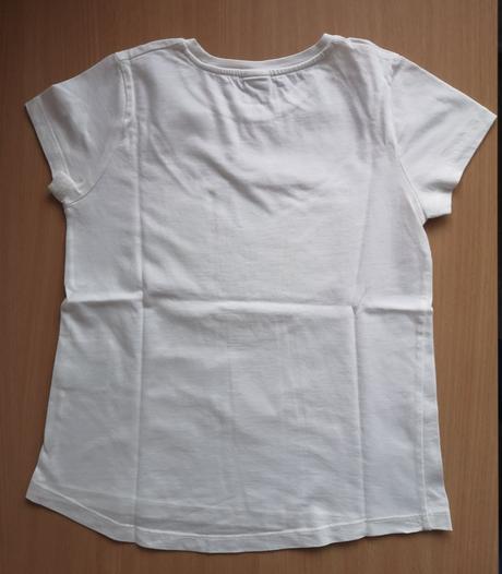 Tričko s motýľom z premenlivých flitrov, lindex,128