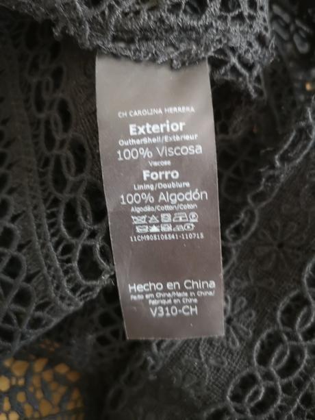 Carolina herrera čipkované šaty / tunika, 36