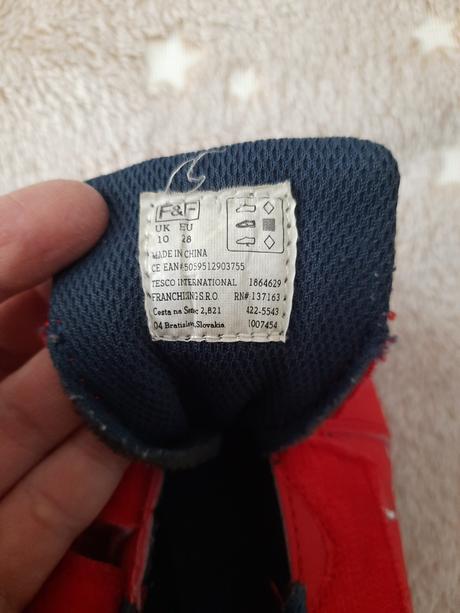 Spiderman tenisky 28 f&f, f&f,28