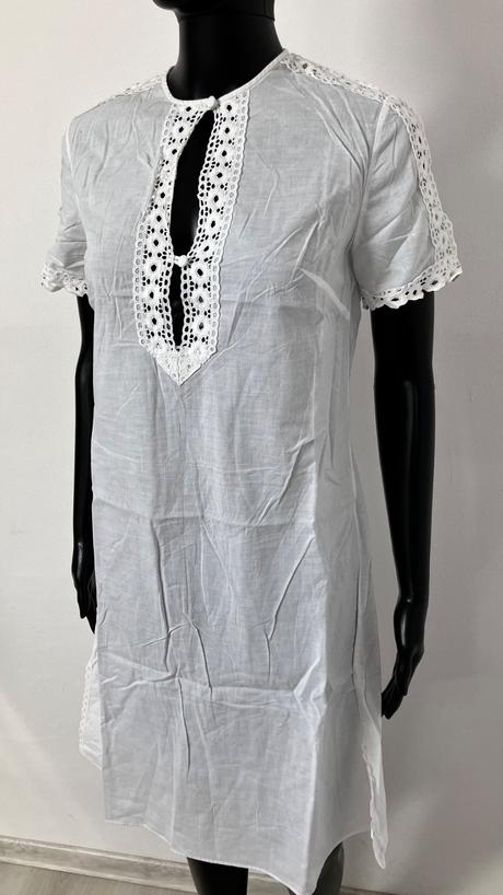 Dámske letné biele šaty, s