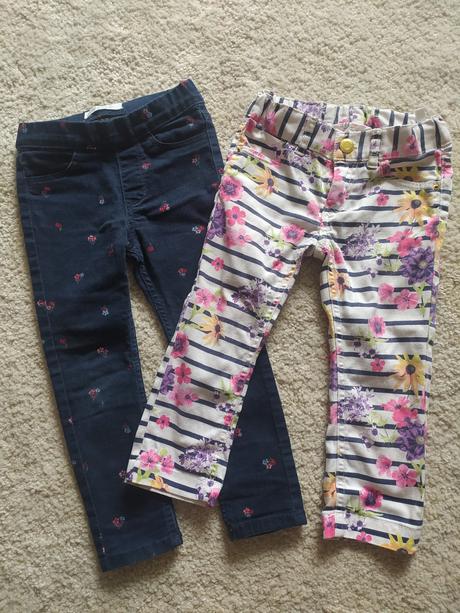 2x h&m nohavice, h&m,98