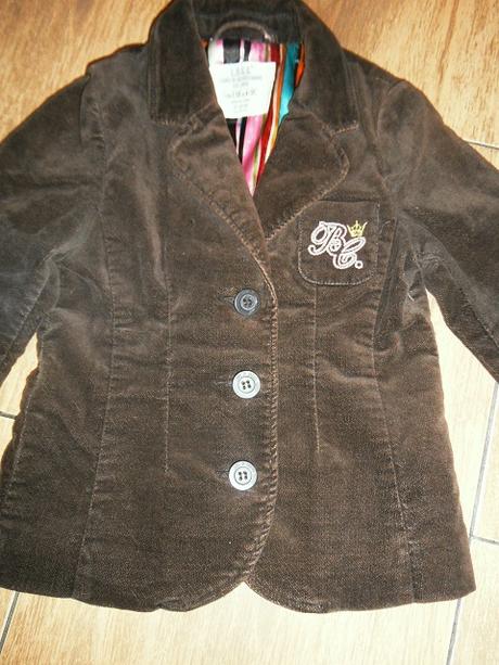 Kordové sačko pre slečnu, h&m,110