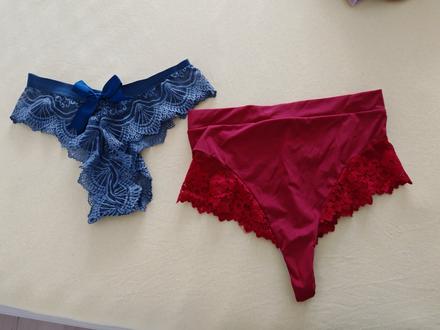 Sivimodre nohavičky s mašľou m,l, m