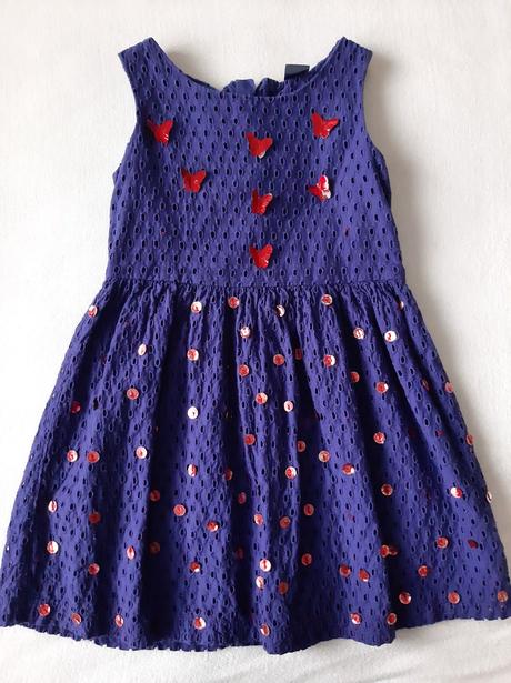 Dierkovane saty s podsivkou, gap,122