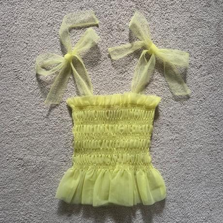 H&m crop top s riasením a zaväzovacími ramienkami, h&m,xs