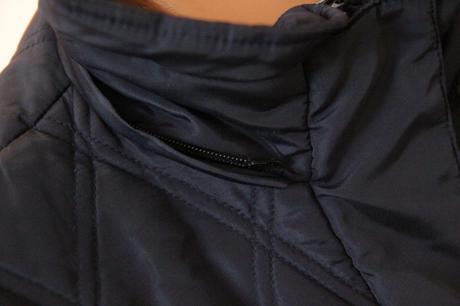 Tmavo modrá dámska bunda xl, xl