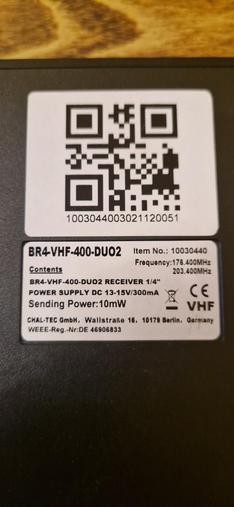 Bezdrôtové mikrofóny auna, 