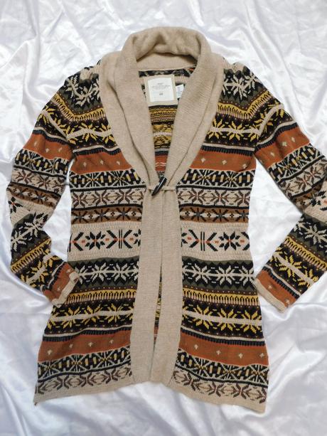 Pekny pleteny kardigan, h&m,36