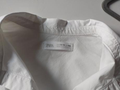 Dlhšia košeľa, zara,164