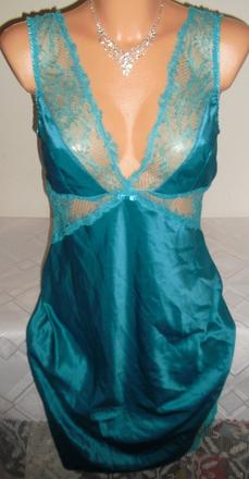 Luxusna satenova jemna kosielka, l