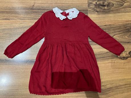 Šaty červené hm 92, h&m,92