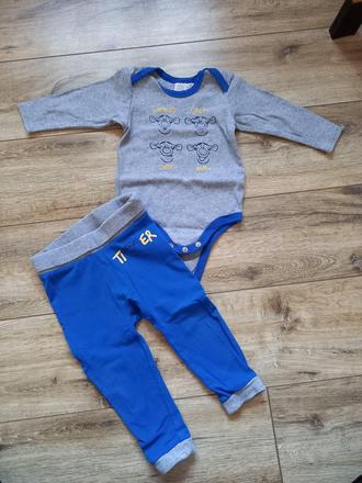 Body + tenké tepláky, lupilu,74