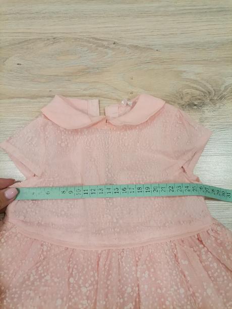 Dievčenské marhulkove šaty s tylovou sukňou, pepco,86