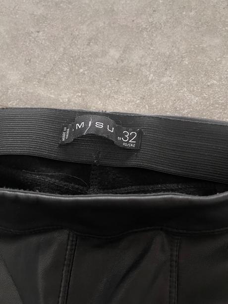 Koženkové nohavice, amisu,32