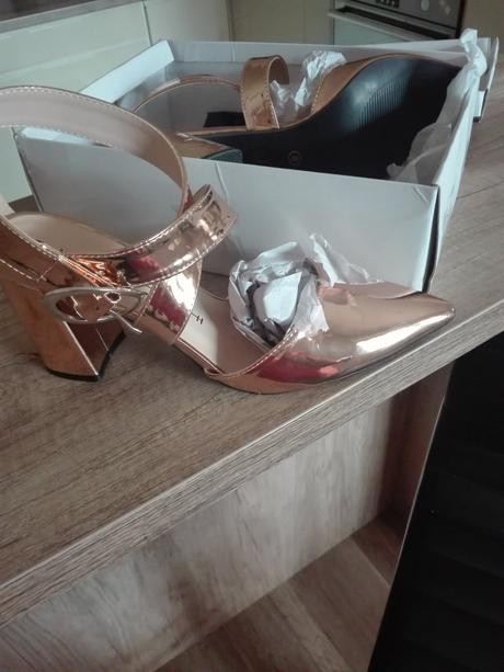 Topánky ,rose gold, 42