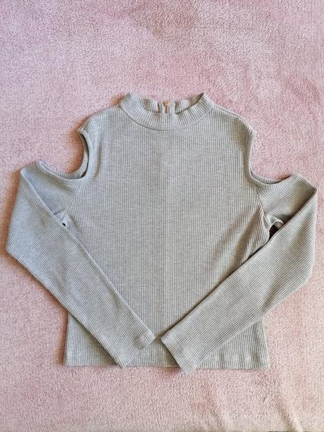 Tričko s výrezmi na ramenách, h&m,s