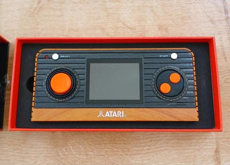 Atari retro handheld console,