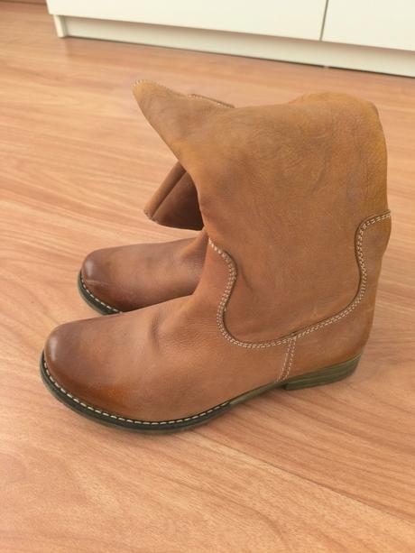 Čižmy kožené, lasocki,40