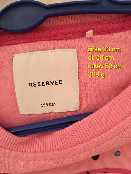 Mikina happy vibes, reserved,158