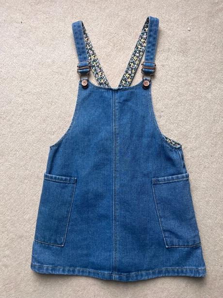 Šaty rifľové na traky pre dievča, zara,110