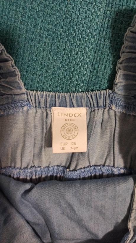 Detský riflovy overal, lindex,128