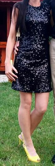 Flitrovane šaty, orsay,xs