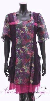 Dvojvrstvové šaty, xl