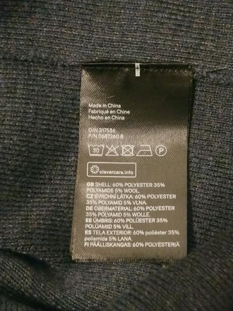 Dámska tmavo sivá mikina, h&m, l/xl, h&m,l