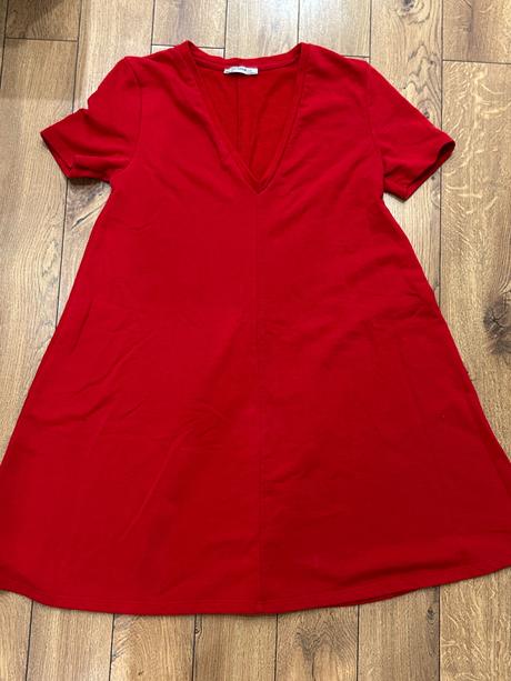 Červené šaty zara, zara,s