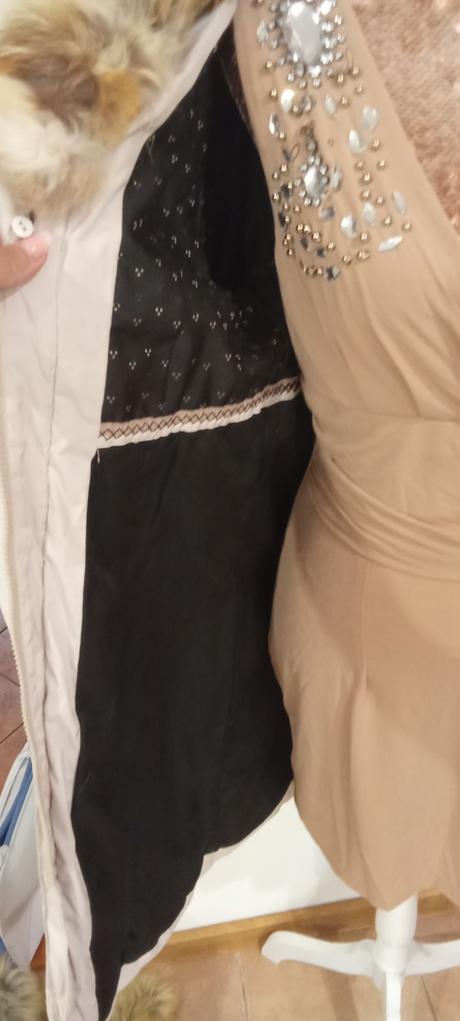 Krasna bunda s pravou kožušinou, m