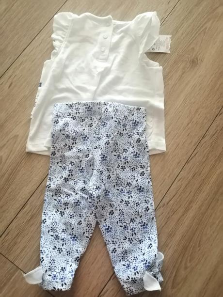 Dievčenský komplet  3-6m, f&f,68