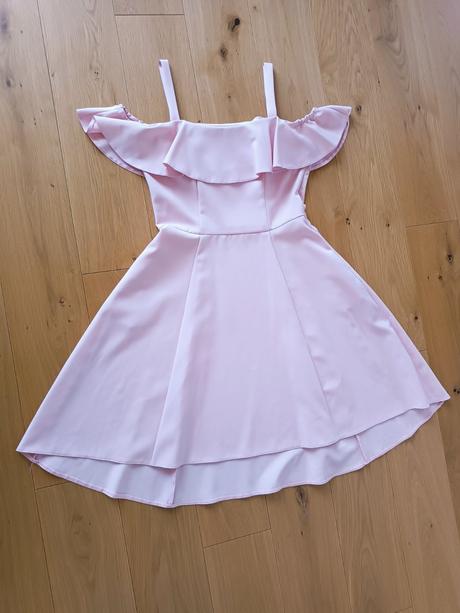 Bledoružové šaty, m