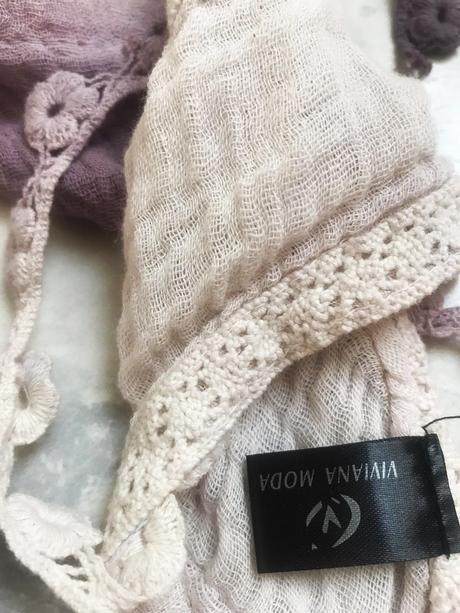 Vintage šatka na krk, xl