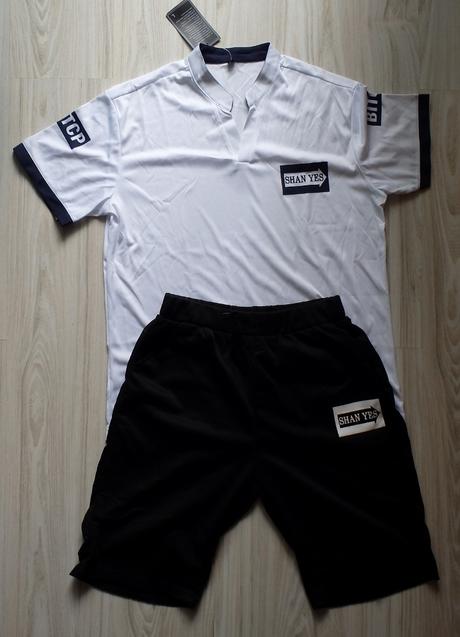 Letná súprava bielo čiernej farby, l/xl, l