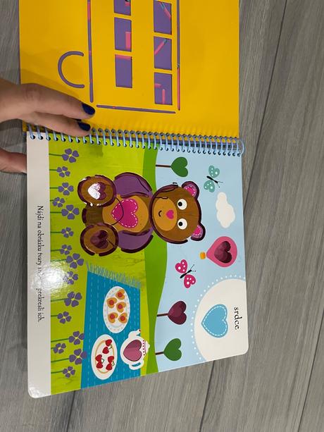 Kniha pre deti obkresli si tvary, 