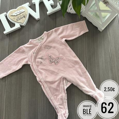 Teplé overalové pyžamko, 62