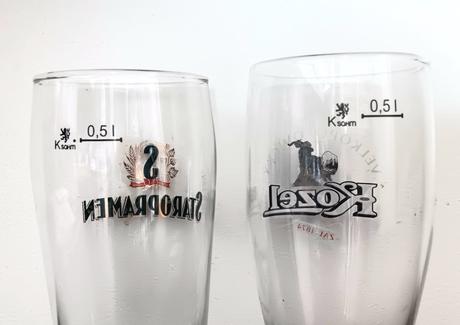 2x pohár na pivo 0,5l,