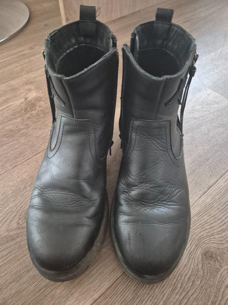 Kožené čižmičky kotníkové, 35