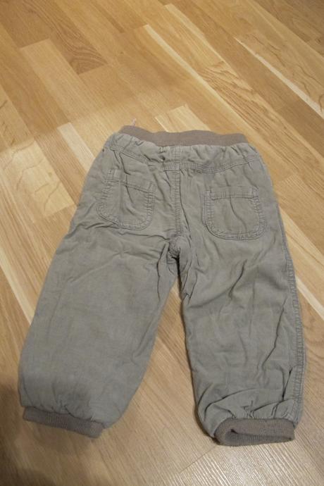 Zateplené nohavice, baby club,86
