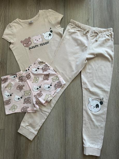 Pyžamko pepco macík 3-kombinácia 122/128, pepco,122