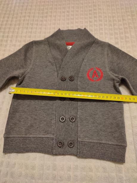 Štýlová mikina na gombíky, v.80,super, pepco,80