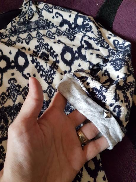 Vzorovaný topík zn.stradivarius vel.m, stradivarius,m