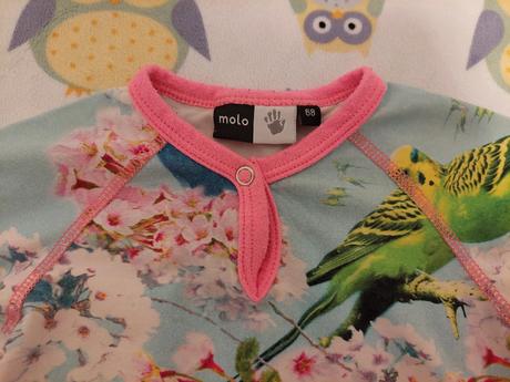 Pestrofarebné pyžamo papagáje zn.molo veľ.68, 68