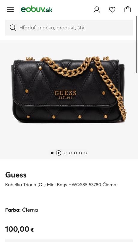Guess kabelka mini, guess