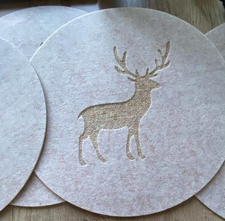 Vianočné jemné prestieranie 4 kusy,