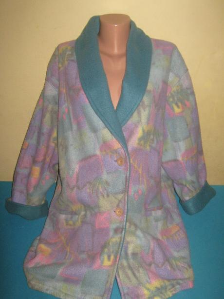 147  fleecový podšitý kabát pre moletky, xxl