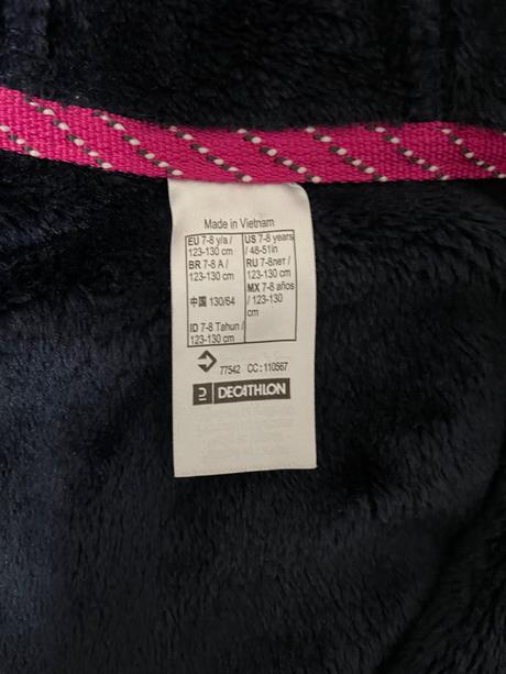 Teplá mikina, decathlon,128