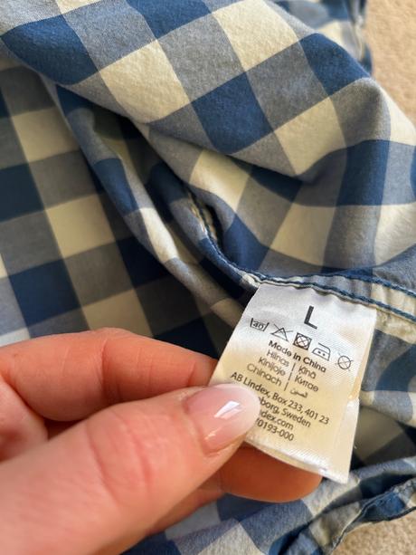 Karovana bavlnena kosela, lindex,l