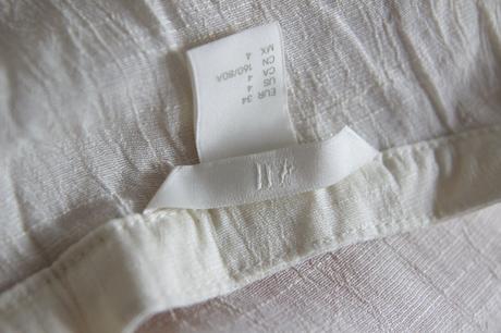 Krémová ľahká košeľa, h&m xs, h&m,xs
